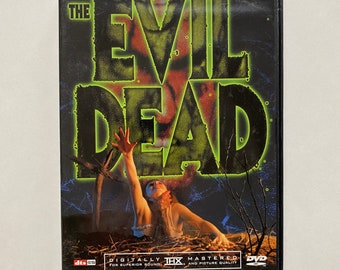 1981 The Evil Dead DVD 2002 Re-release Classic Horror Film Movie Digitally Remastered