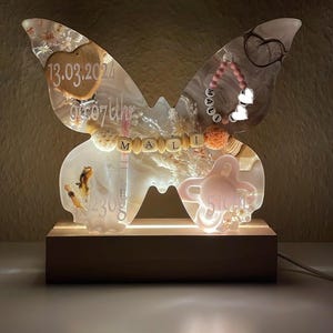 XXL Buchstabe, Epoxidharz , Taufe, personalisierte Geschenke, Stern, Baby, Schmetterling, Kinderzimmer, Geschenke zur Geburt, Schwangerschaf