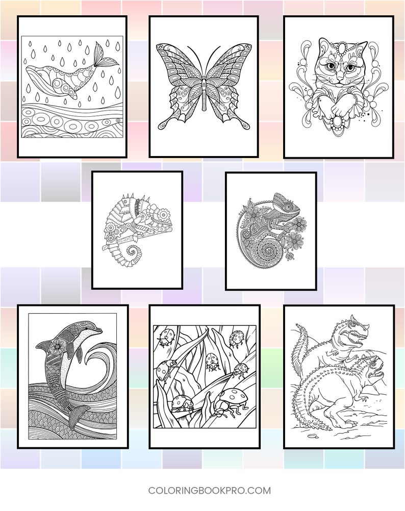 13000 Coloring Pages Bundle Stress Relief Very High image 10