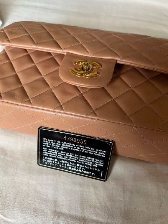Chanel Classic Lambskin Beige Tan Bag -  Israel