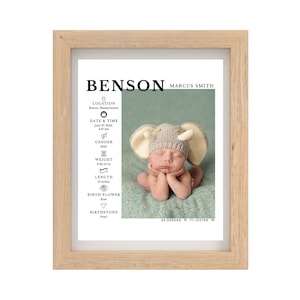 Birth Stats Print | Birth Poster | Birth Stats Poster | Newborn Poster | Baby Gift | Mother's Day Gift | New Mom Gift | Birth Announcement
