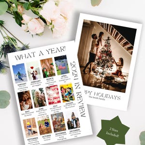 Tarjeta de Felices Fiestas / Tarjeta de Feliz Navidad / Plantilla de Carta de Vacaciones / Plantilla de Felices Fiestas / Plantilla Totalmente Personalizable