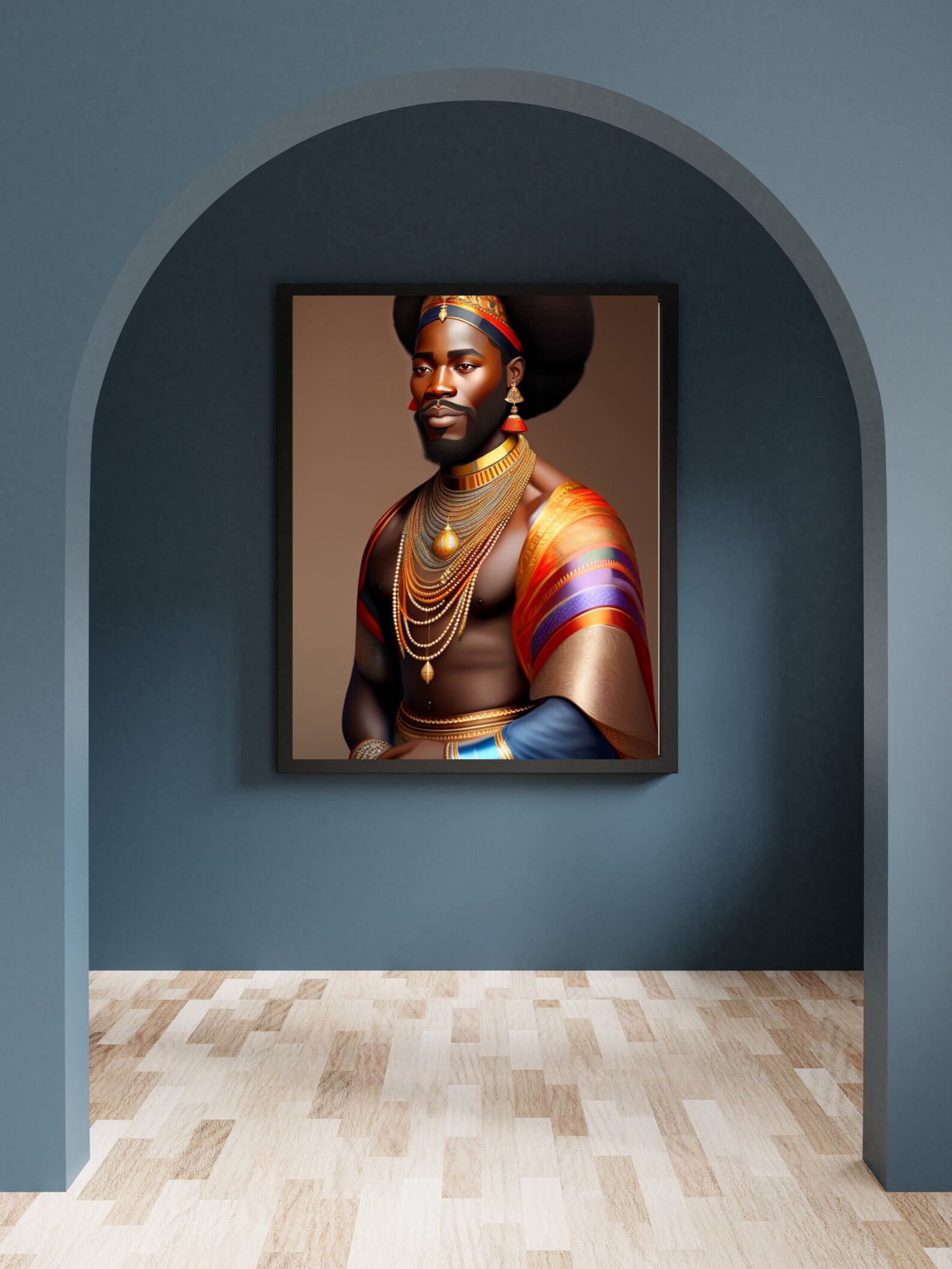 African Art Black Man Wall Art Male Wall Art Printable Wall Etsy