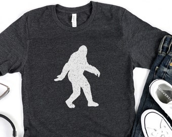 Sasquatch Unisex Shirt Bigfoot Shirt Vintage Shirt Funny Bigfoot Shirt Hiking Shirt Yeti Shirt Cool Shirt Gift Shirt Bigfoot Outdoors Gifts