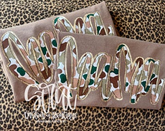 Realistic Paint Mama Camo - Camo Gold Glitter  - Camo Design PNG - PNG Craft Design