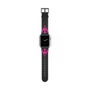 Rebel Allianz Apple Watch Band - Schwarz/Rosa