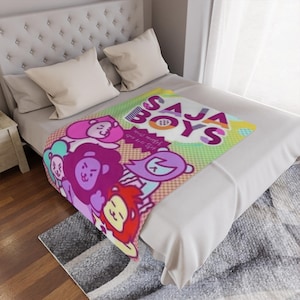 saja boys soda pop Minky Blanket