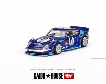 Mini GT Datsun KAIDO Fairlady Z Blue - KHMG024 1:64 Diecast Car Model