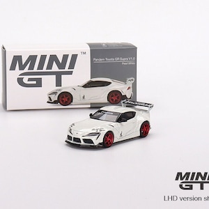 Mini GT Pandem Toyota GR Supra V1.0 Pearl White - MGT00424 1:64 Diecast Car Model