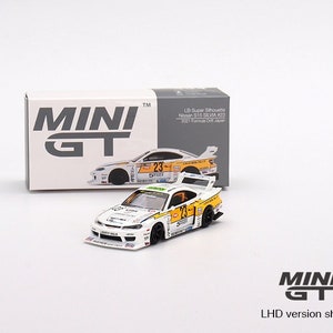 Mini GT LB-Super Silhouette Nissan S15 SILVIA 2021 Formula Drift Japan - MGT00434 1:64 Diecast Car Model