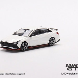 MiniGT Hyundau Elantra N Keramik Weiß - MGT00427 1:64 DieCast Modellauto