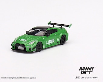 ミニカー MINI GT LB-WORKS Ford Mustang Grabber Diecast 164 | Mini GT LB-WORKS Ford Mustang Grabber Lime