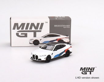 Mini GT BMW M4 M-Performance (G82) Alpine White - MGT00346 1:64 Diecast Car Model
