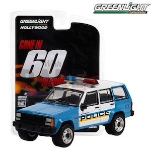 Greenlight Hollywood Serie 36 - 1995 Jeep Cherokee, San Pedro Police, Gone in Sixty Seconds (2000) - 44960-E 1:64