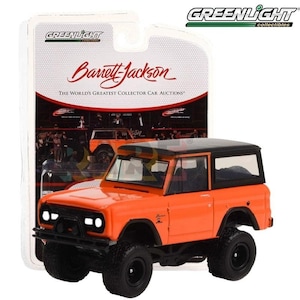 Greenlight Collectibles Barrett Jackson Scottsdale Edition Series 10 - 1967 Ford Bronco Custom -37260-C 1:64 Diecast Car Model