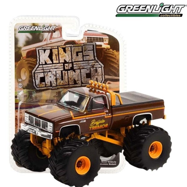 Greenlight Kings of Crunch Series 11 - Buffalo Tremor - 1985 GMC High Sierra 2500 Monster Truck - 49110-D 1:64