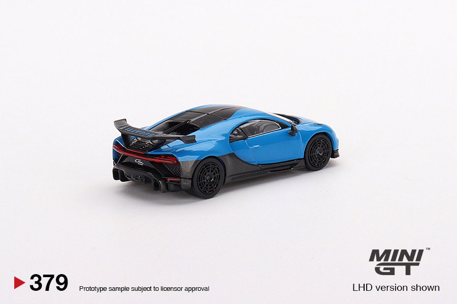 ミニカー MINI GT Bugatti Chiron Pur Sport 487 Mini GT Bugatti Chiron Pur Sport Blue - MGT00379 1:64