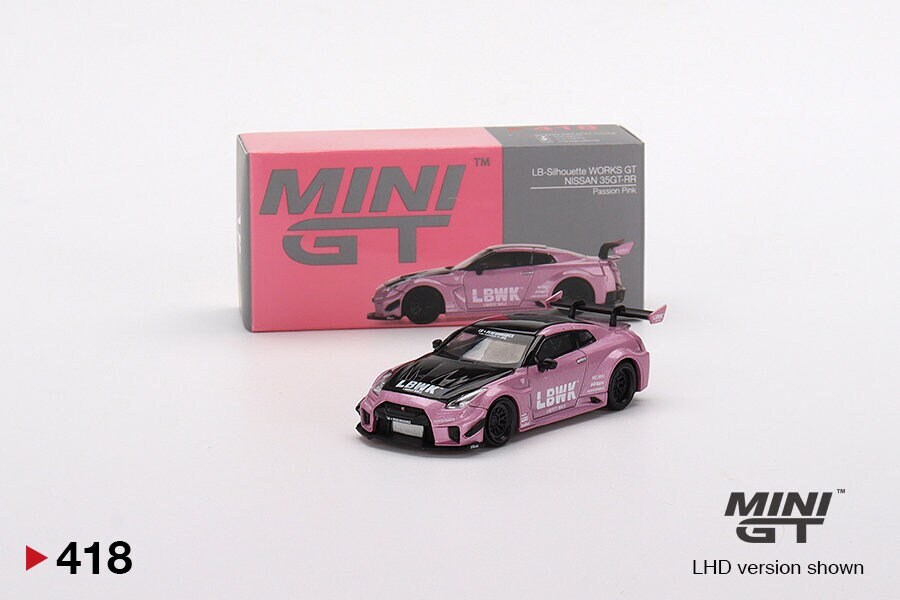 MINI GT x Shell 1/64 日産 LBWK GTR R35 RR