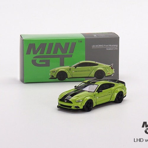 Mini GT LB-WORKS Ford Mustang Grabber Lime - MGT00426 1:64 Diecast