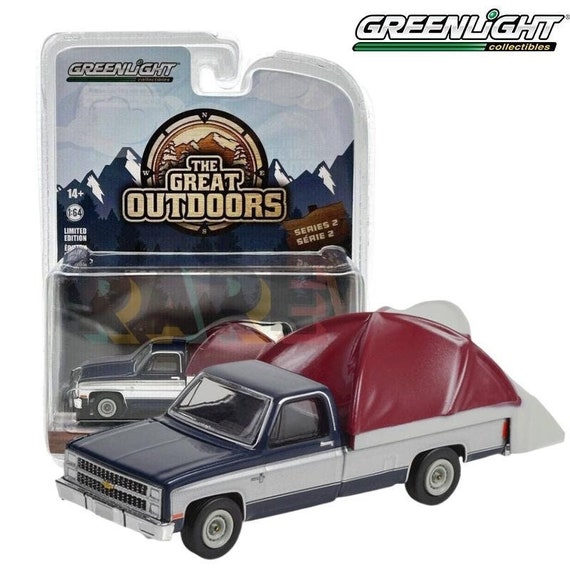 Greenlight 1982 Chevrolet C-10 Silverado With Truck Bed Tent 1:64
