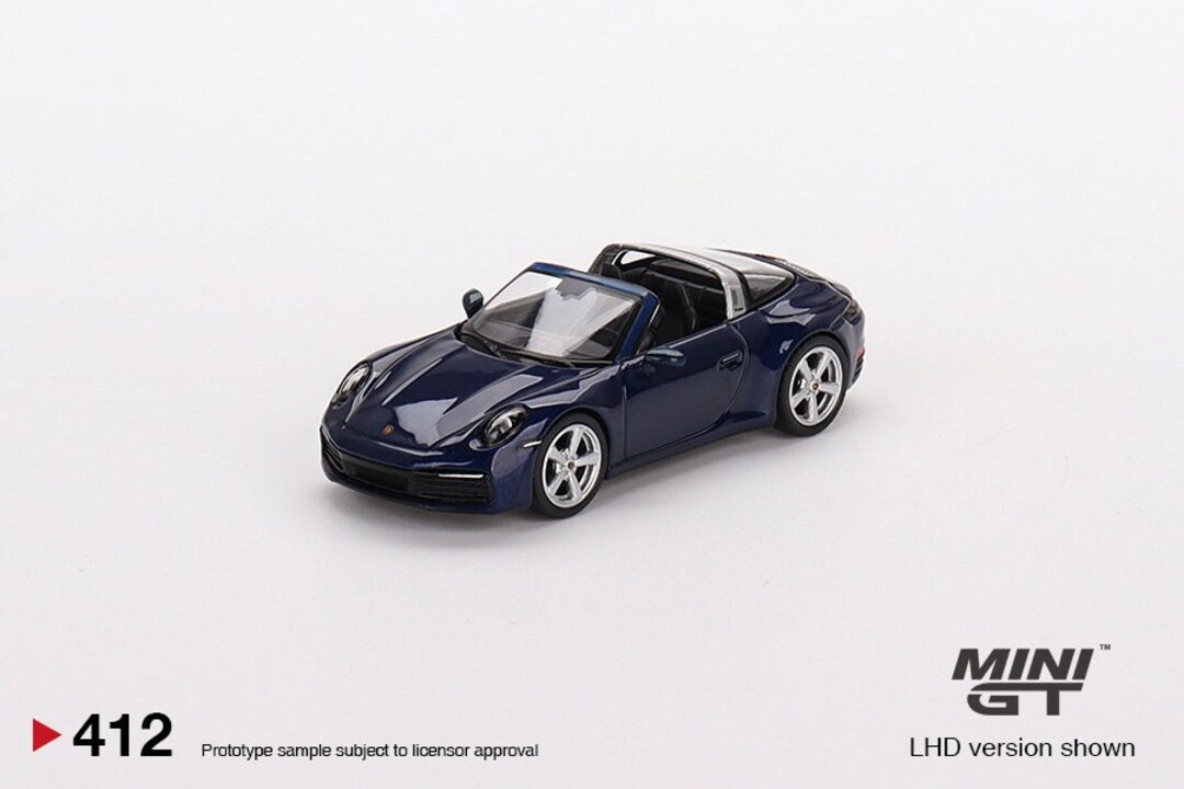 ミニカー MINI GT Porsche 911 Targa 4S Gentian Blu Mini GT Porsche 911 Targa 4S Gentian Blue Metallic