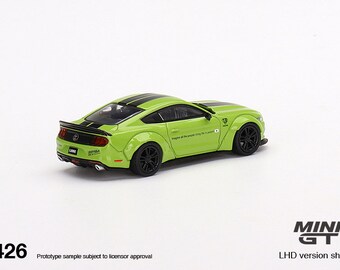 Mini GT LB-WORKS Ford Mustang Grabber Lime - MGT00426 1:64 Diecast