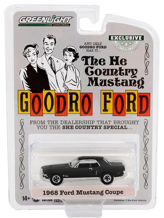 ★良品★1/18 GREENLiGHT 1968 FORD MUSTANG GT 1/18 Greenlight 1968 Ford Mustang GT Fastback Highland
