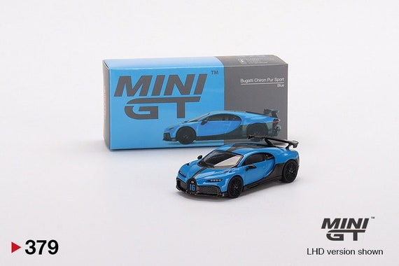 Mini GT Bugatti Chiron Pur Sport Blue - MGT00379 1:64 Diecast Car