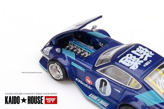 Mini GT Datsun KAIDO Fairlady Z Blue - KHMG024 1:64 Diecast Car