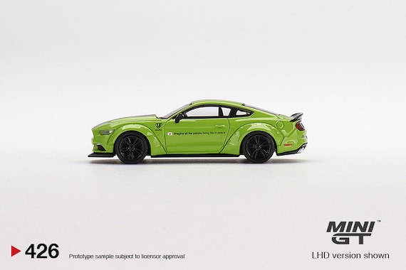 Mini GT LB-WORKS Ford Mustang Grabber Lime - MGT00426 1:64