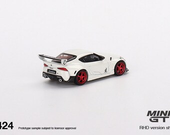 MINI GT Pandem Toyota GR Supra ホワイト MINI GT 201 Pandem Toyota GR Supra V1.0 White RHD - Toyeast