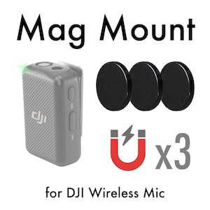 DJI Wireless Mic ULTRA Replacement Magnets - for dji Mic, dji Mic 2, & dji Mic Mini