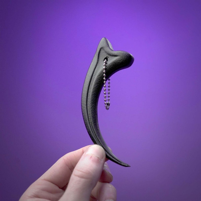 Velociraptor Dinosaur Claw Keychain Fossil Replica Jurassic Raptor
