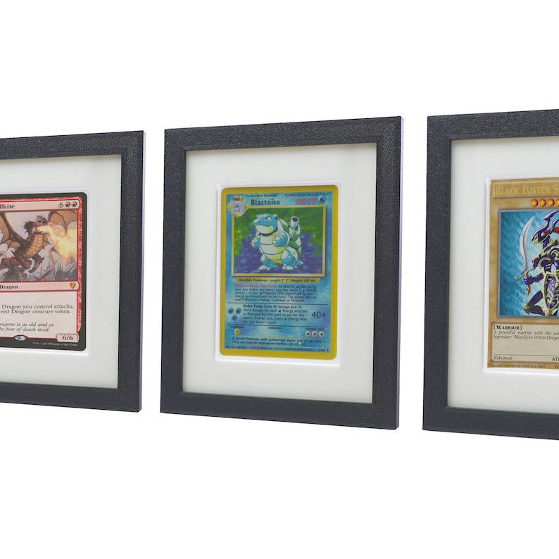 Classic Matted Art Frame for Collectable Trading Cards - Wall Mountable ...