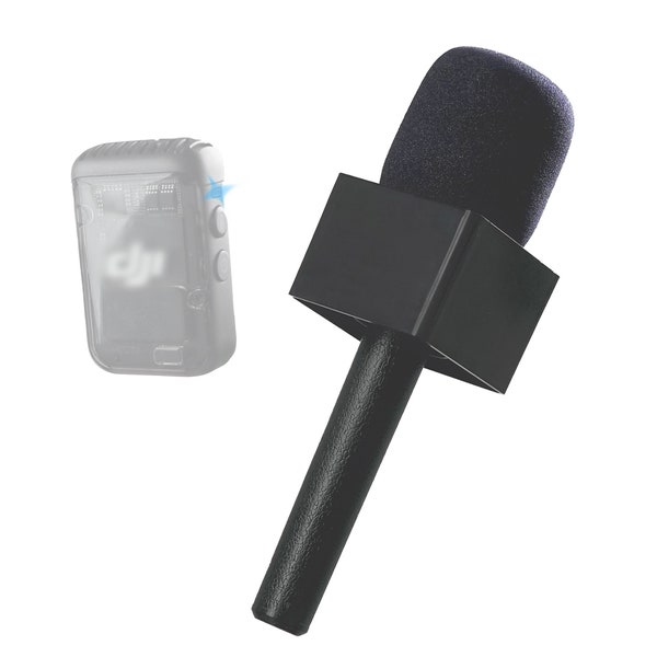 DJI Mic & DJI Mic 2 Handheld Wireless Microphone Adapter | Interview Handle for Video Production