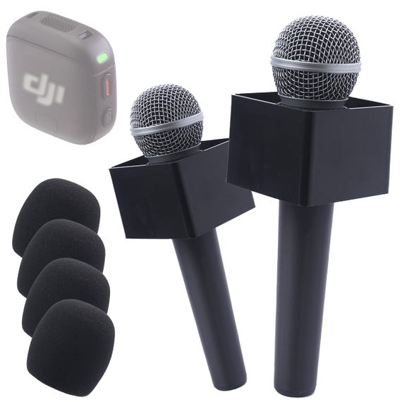 DJI Mic 3用クラシックハンドル -- ワイヤレスマイク用プロ仕様メタル