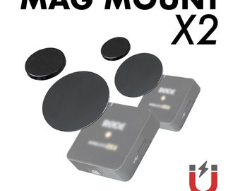 Magnetic Mount for Rode Wireless PRO, Go, Go II & ME Microphones Systems -- Mag Mount -- Videography Audio Accessories