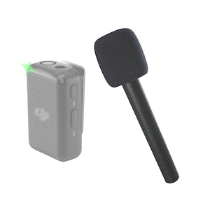 DJI Mic & DJI Mic 2 Handheld Wireless Microphone Adapter | Interview Handle for Video Production