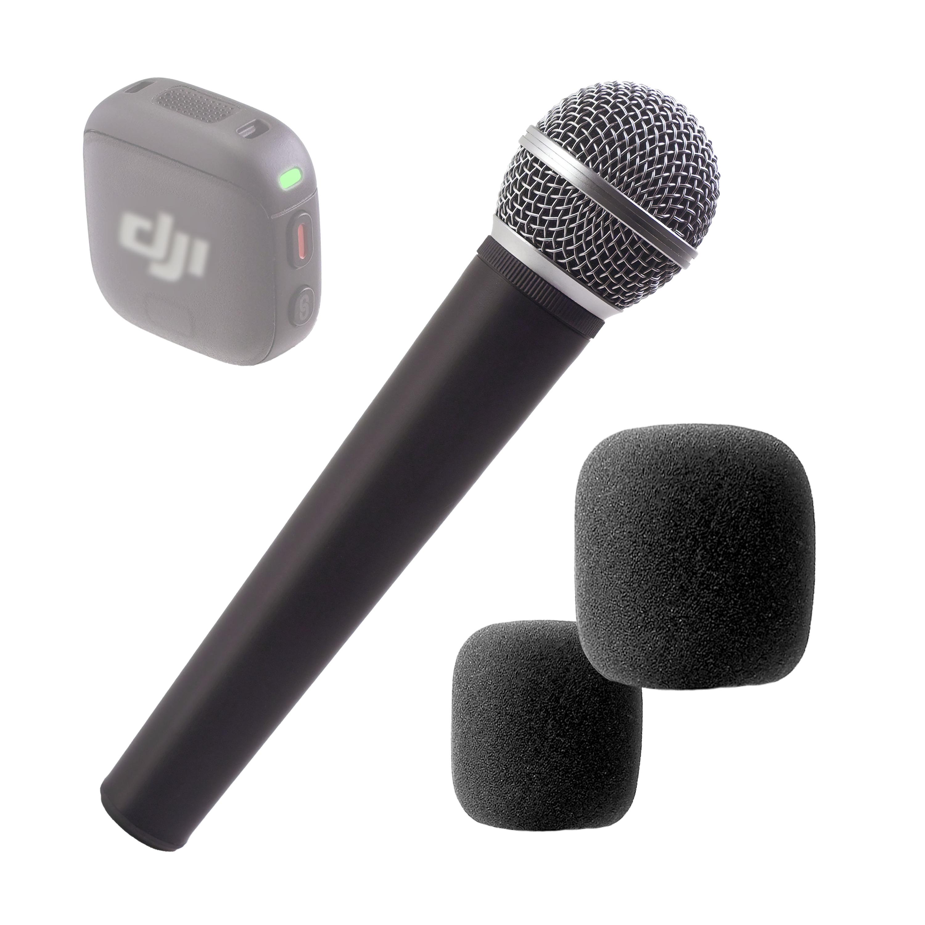 DJI Mic 3用クラシックハンドル -- ワイヤレスマイク用プロ仕様メタル