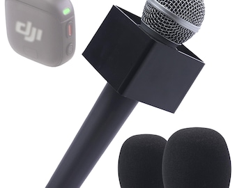 DJI Mic 3用クラシックハンドル -- ワイヤレスマイク用プロ仕様メタル