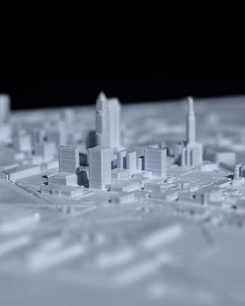 3D Printed City Frames – Cleveland - Etsy