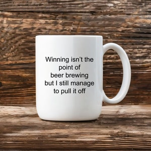 Beer Mug, Brewing Beer Mug, Gift For Brewer, Homebrew Gift, Craft Beer Lover, Beer Enthusiast Gift, Dad&#39;s Brewing Mug, Personalized Beer