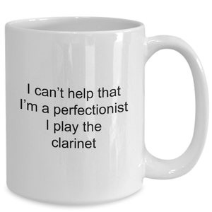 Clarinet Player, Clarinet Musician, Woodwind Gift, Clarinetist Gift, Band Member Gift, Orchestra Gift, Music Teacher Gift, Symphony Present