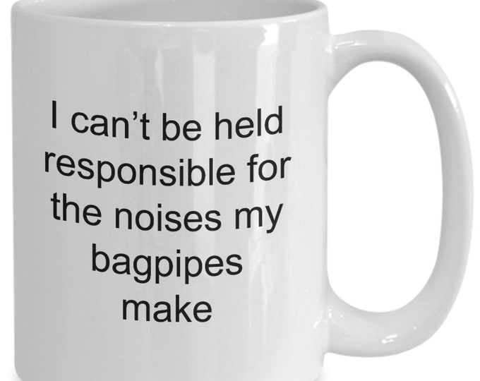 Don't Run With Bagpipes You Could Put an Eye Out Funny Bagpipes Mug ...