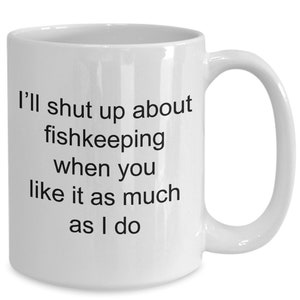 Fish Mug, Fish Keeper Gift, Aquarium Lover Mug, Gift For Fish Owner, Pet Fish Gift, Tropical Fish Mug, Marine Life Mug, Aquarist Gift