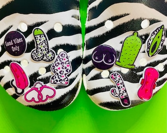 Sexy/Kinky Shoe/Clog Charm - womens health, feminist, kink