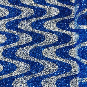 Sequins Flip Two Tone Floral Design on a Black Stretch Velvet, Sold by the Yard. Aqua/Gold