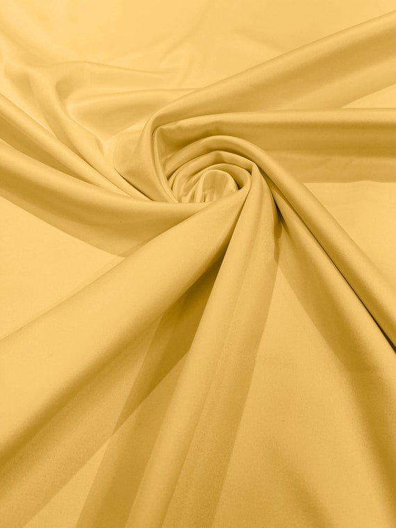 Matte L'amour Satin (peau De Soie) Duchess Fabric Bridesmaid Dress 58"-60"  Wide/costume/wedding- Canary - Etsy