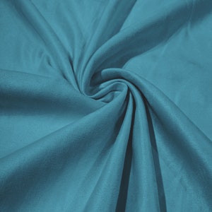 Faux Suede Polyester Fabric/ Micro suede/ 58&quot; Wide/ Upholstery Weight/ Tablecloth/ Bags/ Pouches/ Cosplay/ Costume - Teal