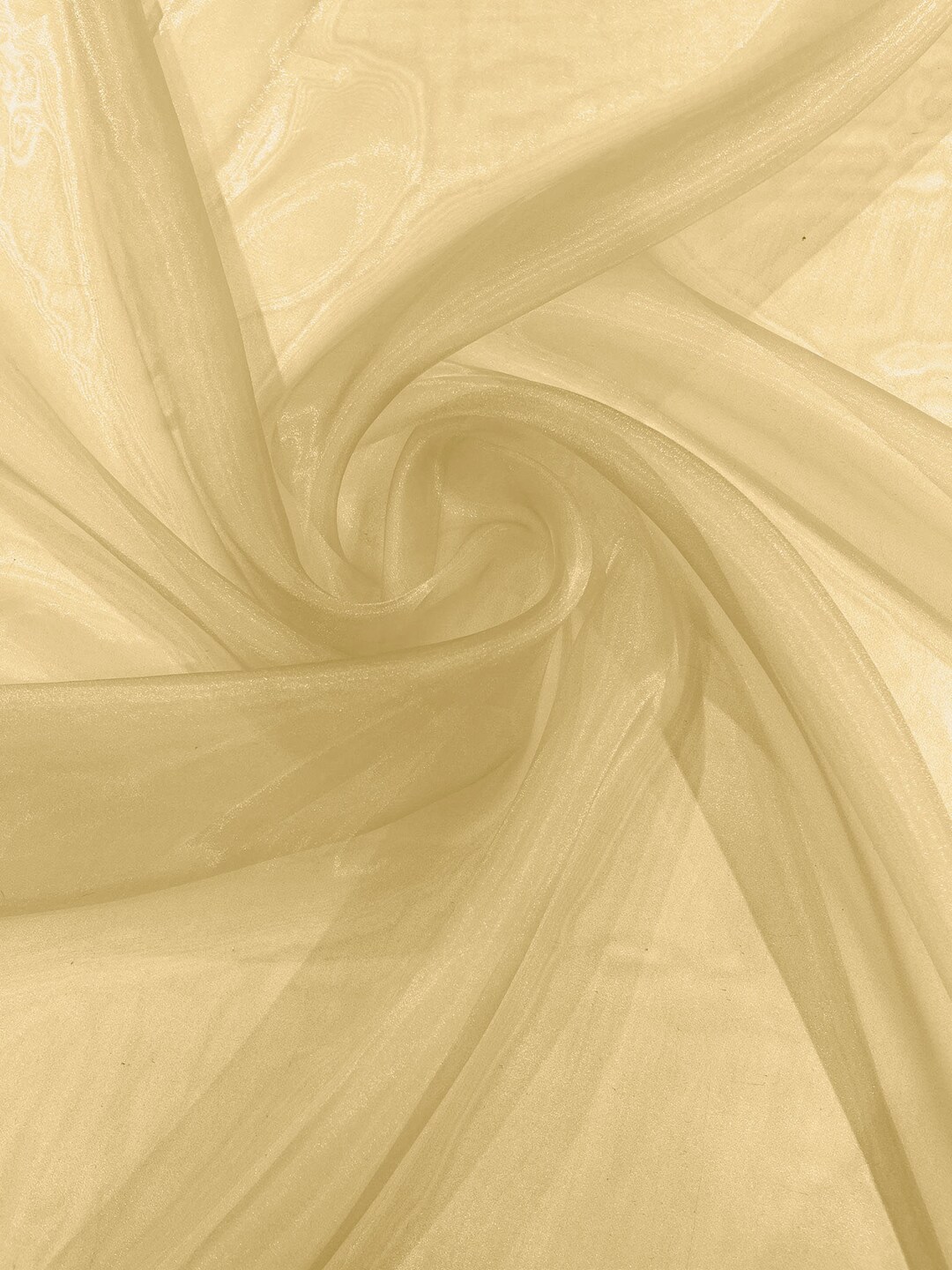 100% Polyester Soft Light Weight, Sheer, See Through Crystal Organza ...